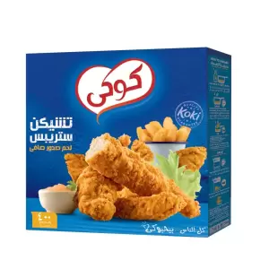 كوكي تشيكن ستريبس -400جرام بارد