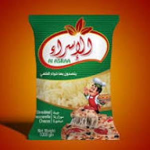 موزاريلا الاسراء الاخضر طبيعي 50%-1كجم